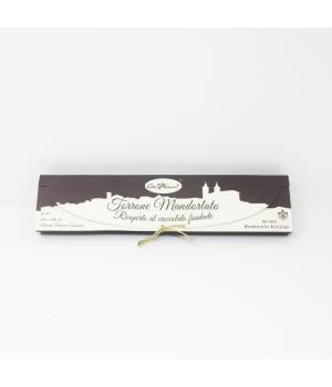 TORRONE Mandel-Nougat mit Schokolade bedeckt Casa Francucci Original italienisch
