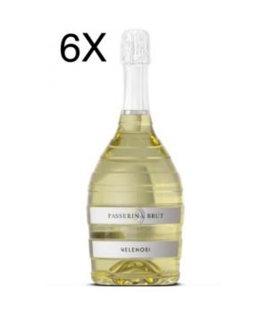 PASSERINA BRUT Velenosi 6 bottiglie vino Spumante Metodo Charmat lungo