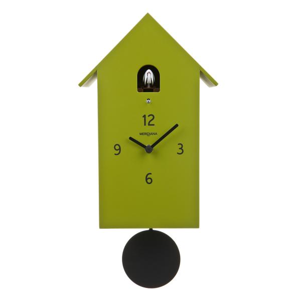 ZUBA verde duchamp moderno orologio a cucu x arredo zone living